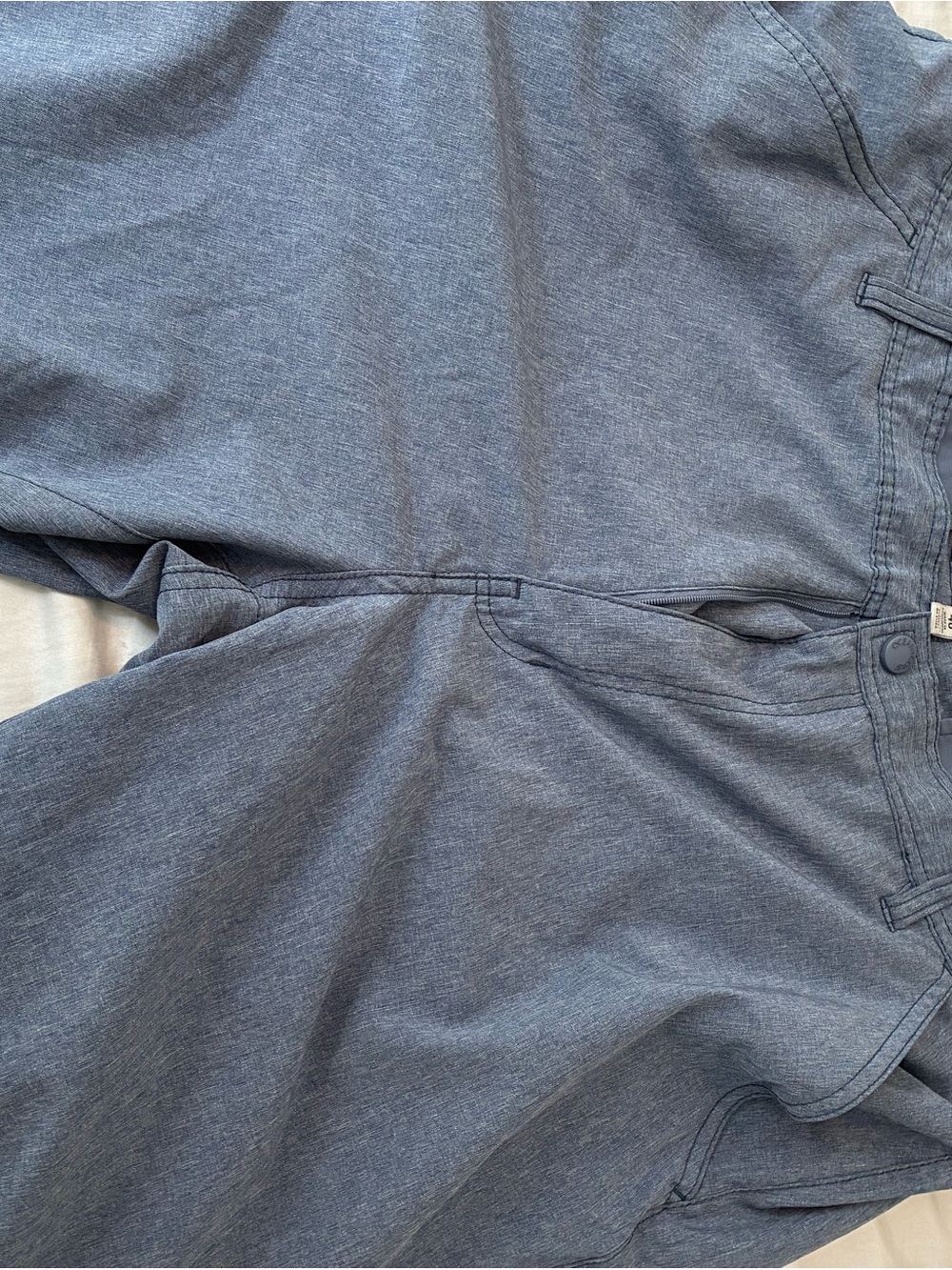Classic Men's Hybrid Shorts in Heather Blue